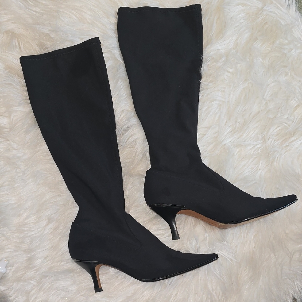 Donald J. Pliner Black Heeled Boots
